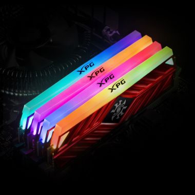 Ram PC DDR4 PC 8G/3200 ADATA XPG SPECTRIX D41 Red RGB Tản nhiệt New Chính hãng (Box)