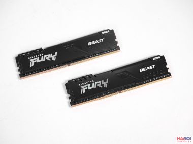 Ram PC DDR4 PC 16G/3200 KINGSTON FURY BEAST Black New Chính hãng (Box)