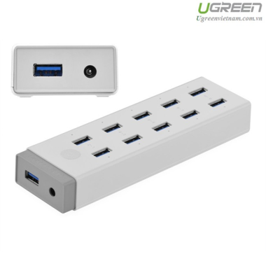 Bộ chia USB 1 ra 10 cổng Ugreen 20297 (USB 3.0)