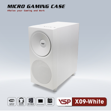CASE VSP MICRO GAMING X09 - WHITE