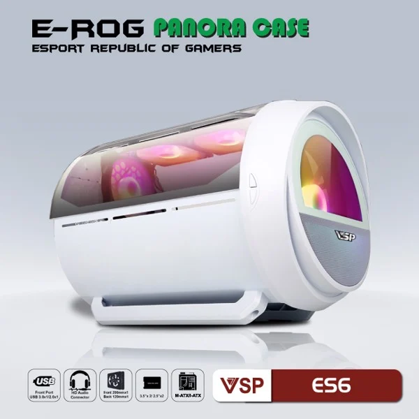 Case VSP EROG ES6 White (Gaming-kute) chính hãng