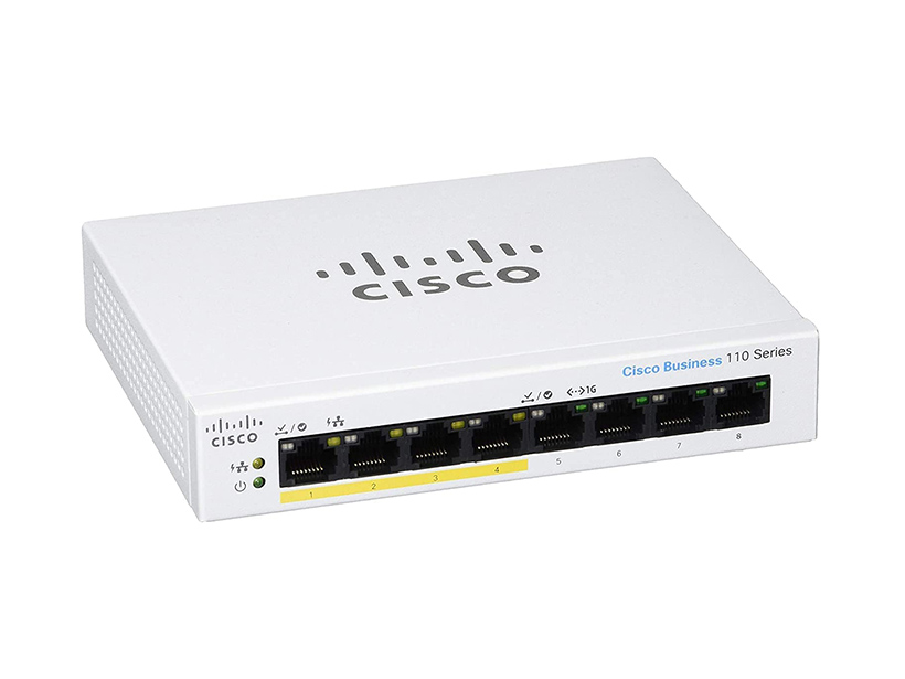 CBS110-8PP-D-EU | Switch Cisco CBS110 8 Port 10/100/1000 (4 Port PoE 32W) CHÍNH HÃNG