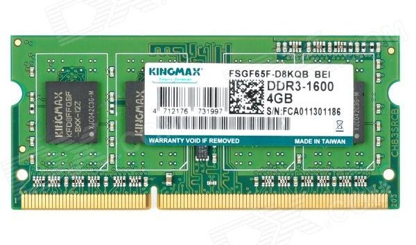 Ram DDR3L LAPTOP 4G/1600 PC3L KINGMAX New Chính hãng Viễn Sơn (Box)