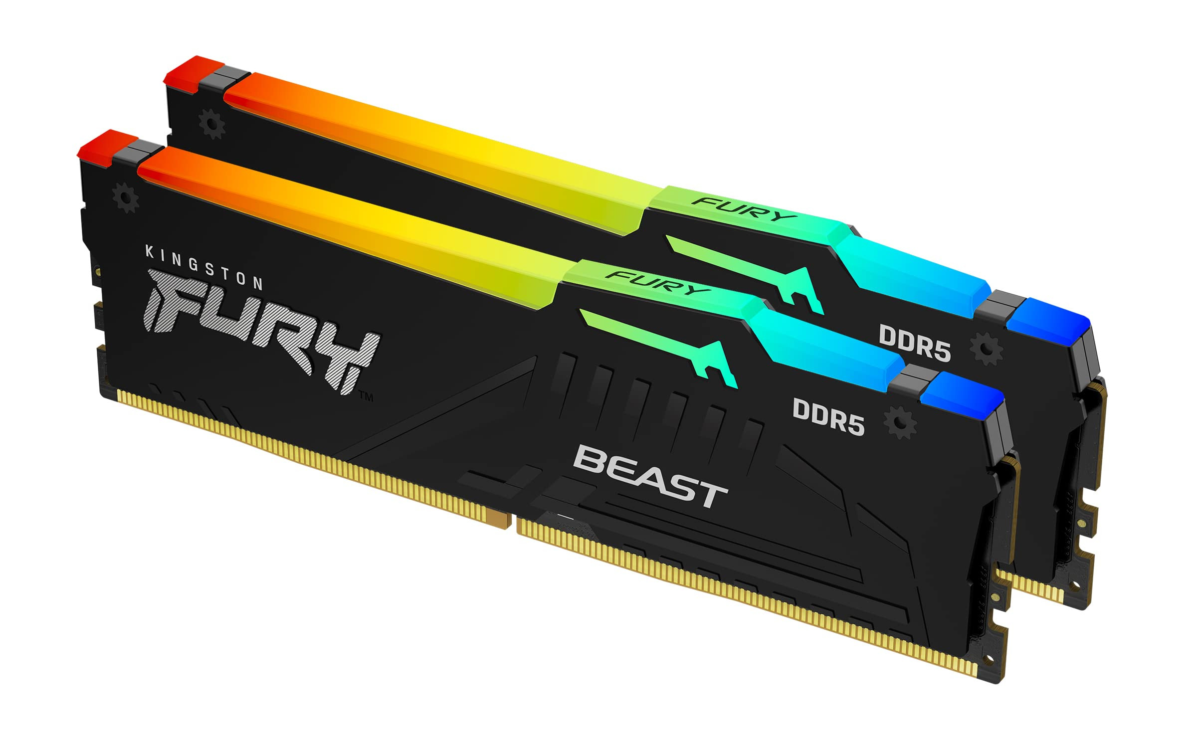 Ram PC Kingston Fury Beast 16GB (2x8GB) DDR5 bus 5600 RGB K2 (KF556C40BBAK2-16)