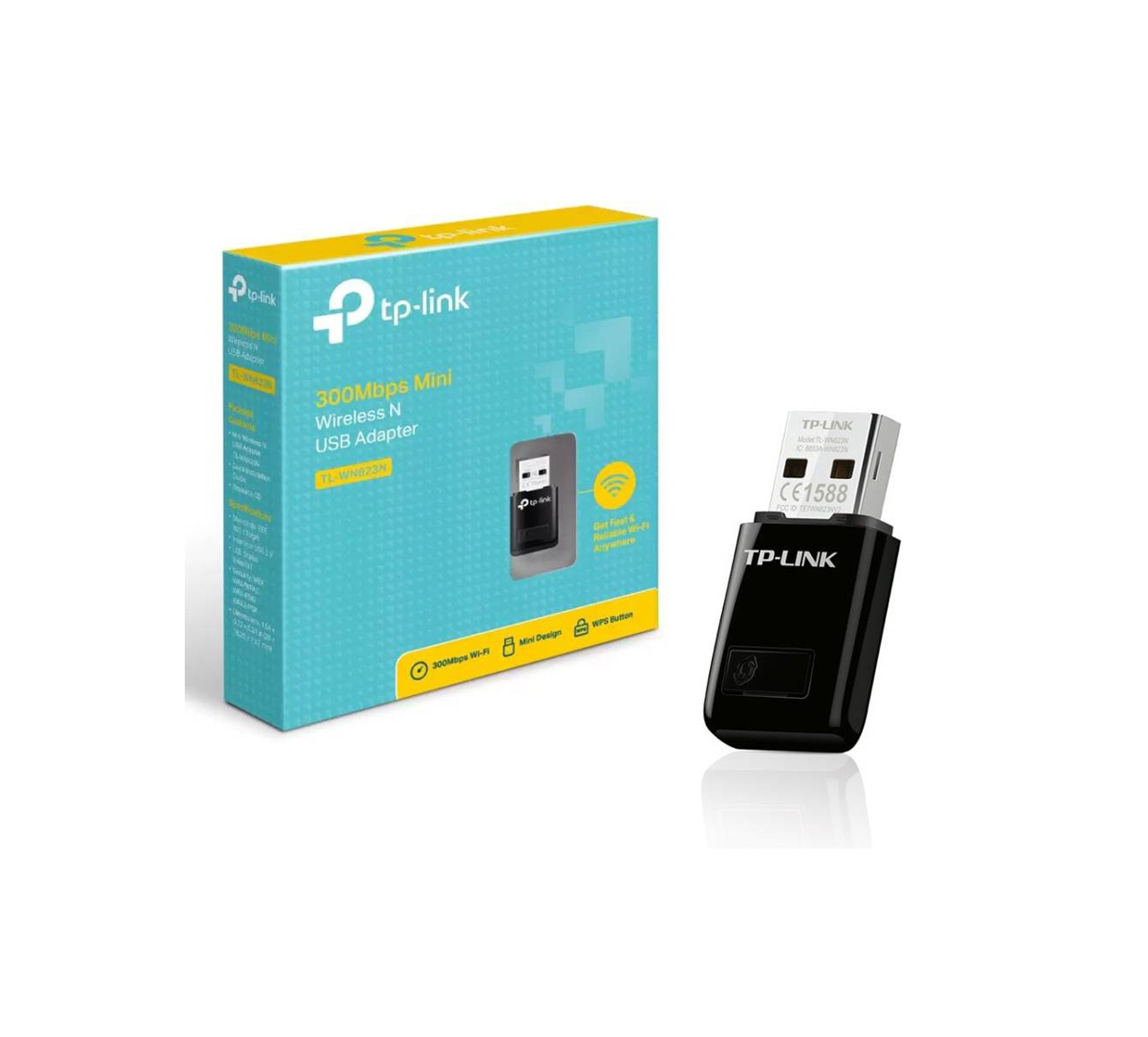 USB thu Wifi TP-Link TL-WN823N Chính hãng (Ko anten, 300Mbps)
