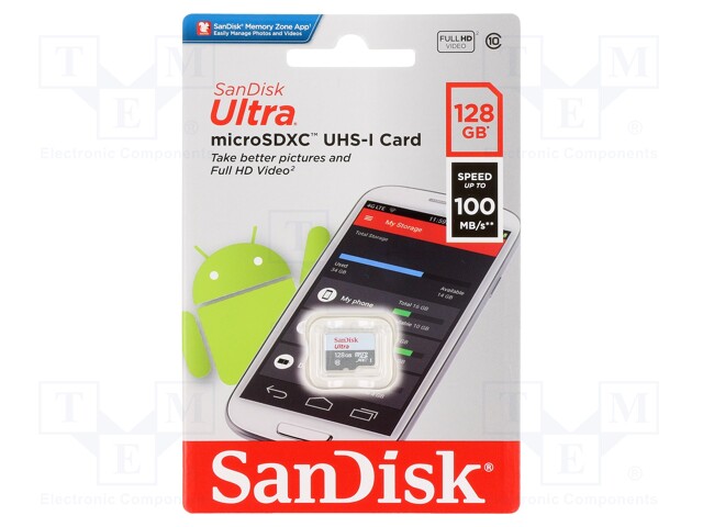 Thẻ nhớ MicroSD 128G SANDISK ULTRA SQUNR-064G-GN6MN Box Class10 100MB/s Chính hãng SPC
