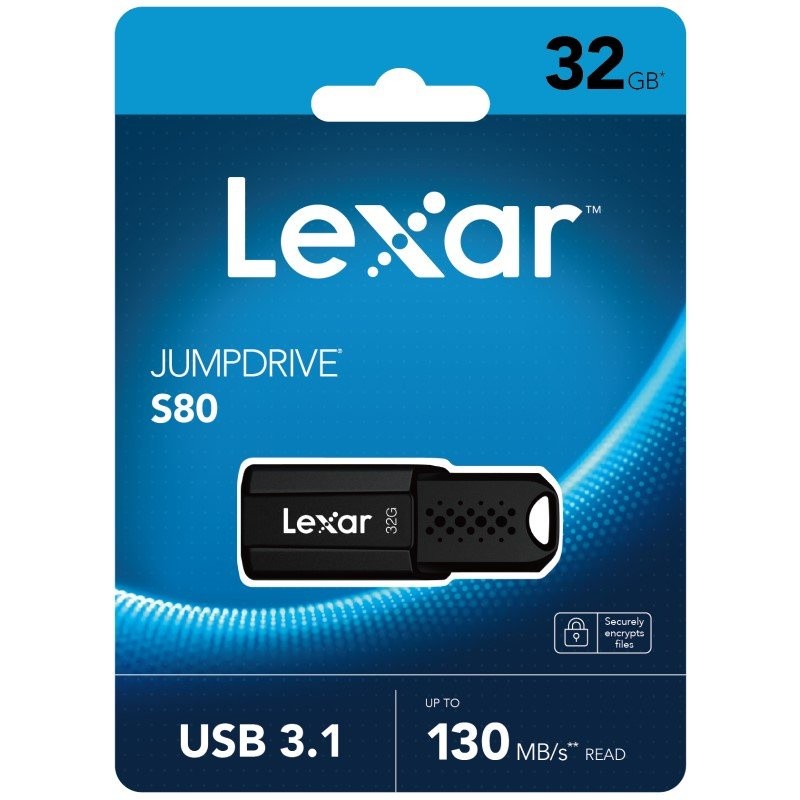 USB Lexar JumpDrive S80 32GB,Black, USB 3.0